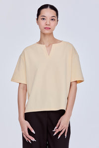 Basic Split Crew Tee