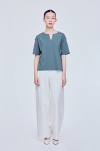 Basic Split Crew Tee