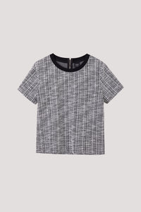 Boucle Tweed Tee