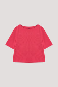 Fine Textured Half Sleeve Top