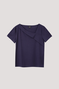 Asymmetrical Neck Blouse