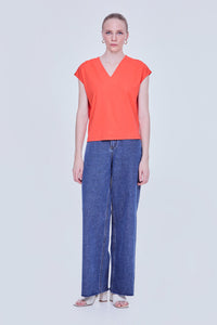 V-Neck Boxy Vest Top