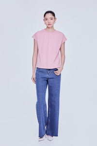 Ruffle Neck Top