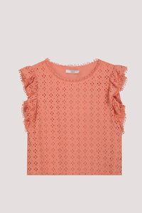 English Embroidered Ruffle Sleeve