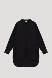 Oversized Asymmetrical Hem Shirt