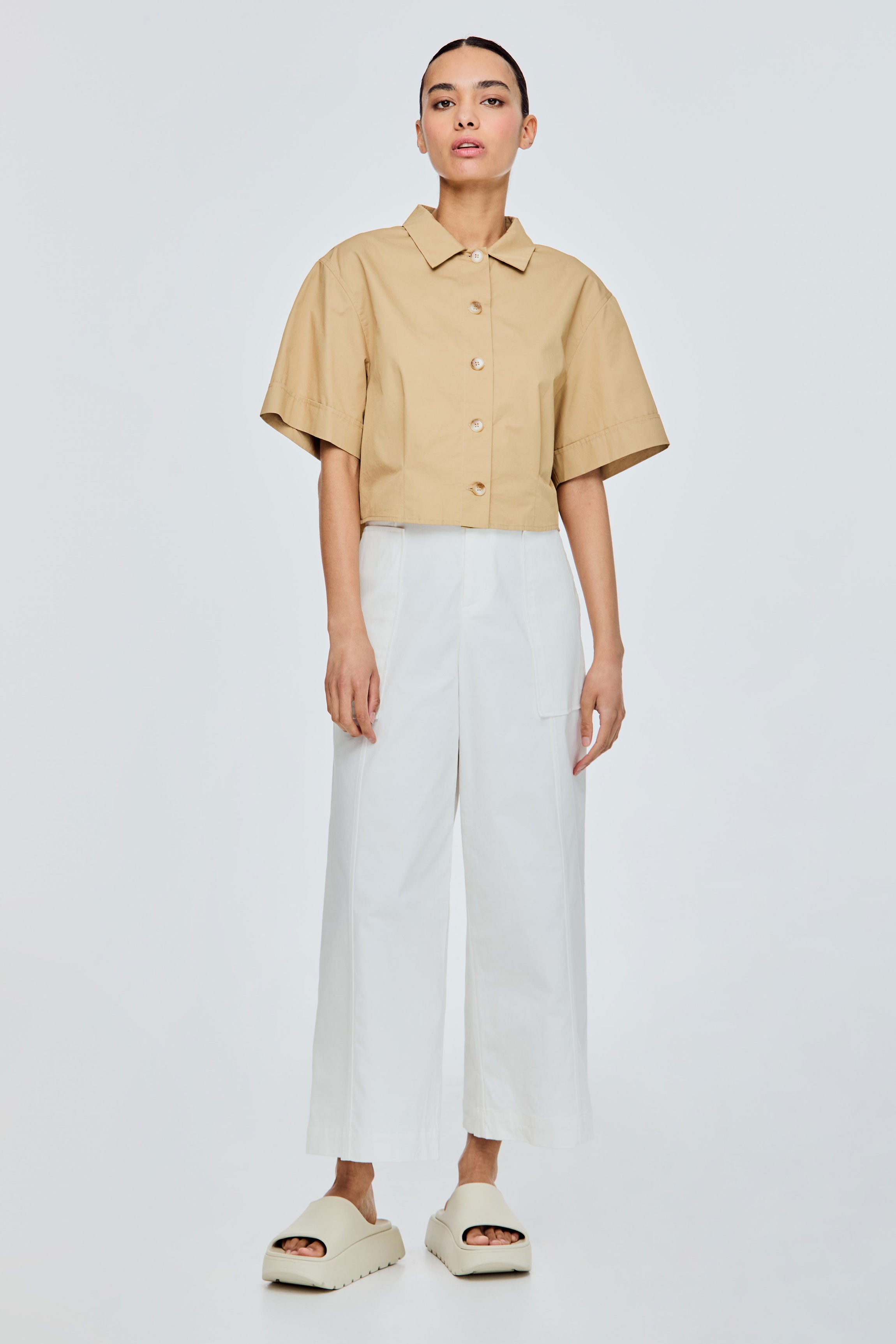 Boxy Collared Shirt
