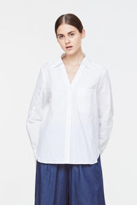 Collared V-Neck Shirt
