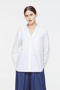 Collared V-Neck Shirt
