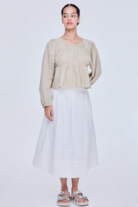 Front Tie Bow Blouse
