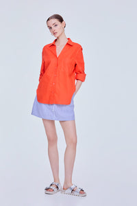 Collared V-Neck Shirt
