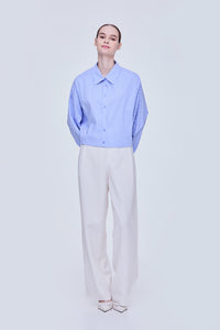 Oversized Drawcord Shirt