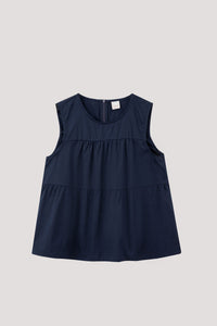 Tiered Sleeveless Blouse