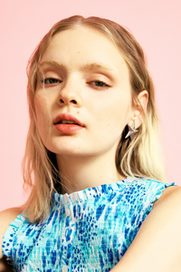 Printed Smocked Top