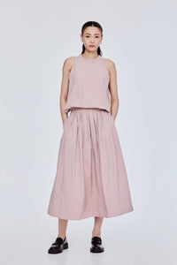 Bubble Hem Sleeveless Top