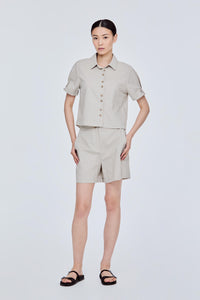 Double Button Down Blouse