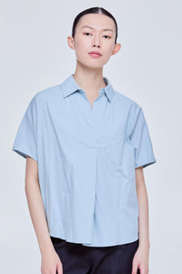 Oversized Asymmerical Hem Magyar Blouse