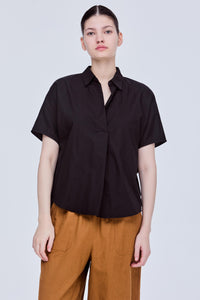 Oversized Asymmerical Hem Magyar Blouse