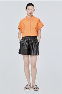 Pocket Crop Boxy Shirt