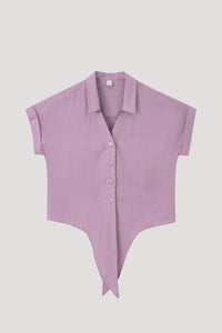 Linen Knot Blouse