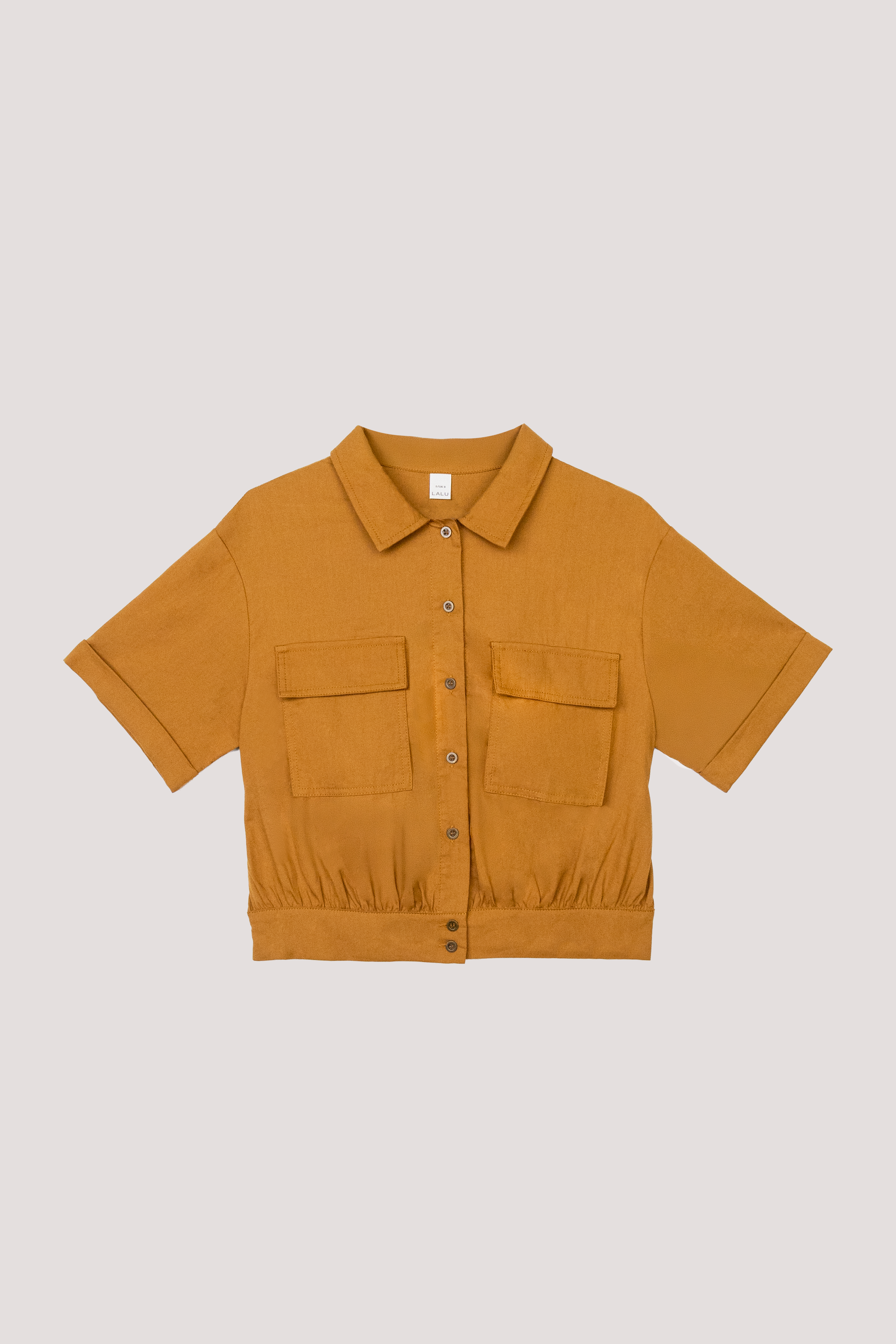 Gathered Hem Blouse
