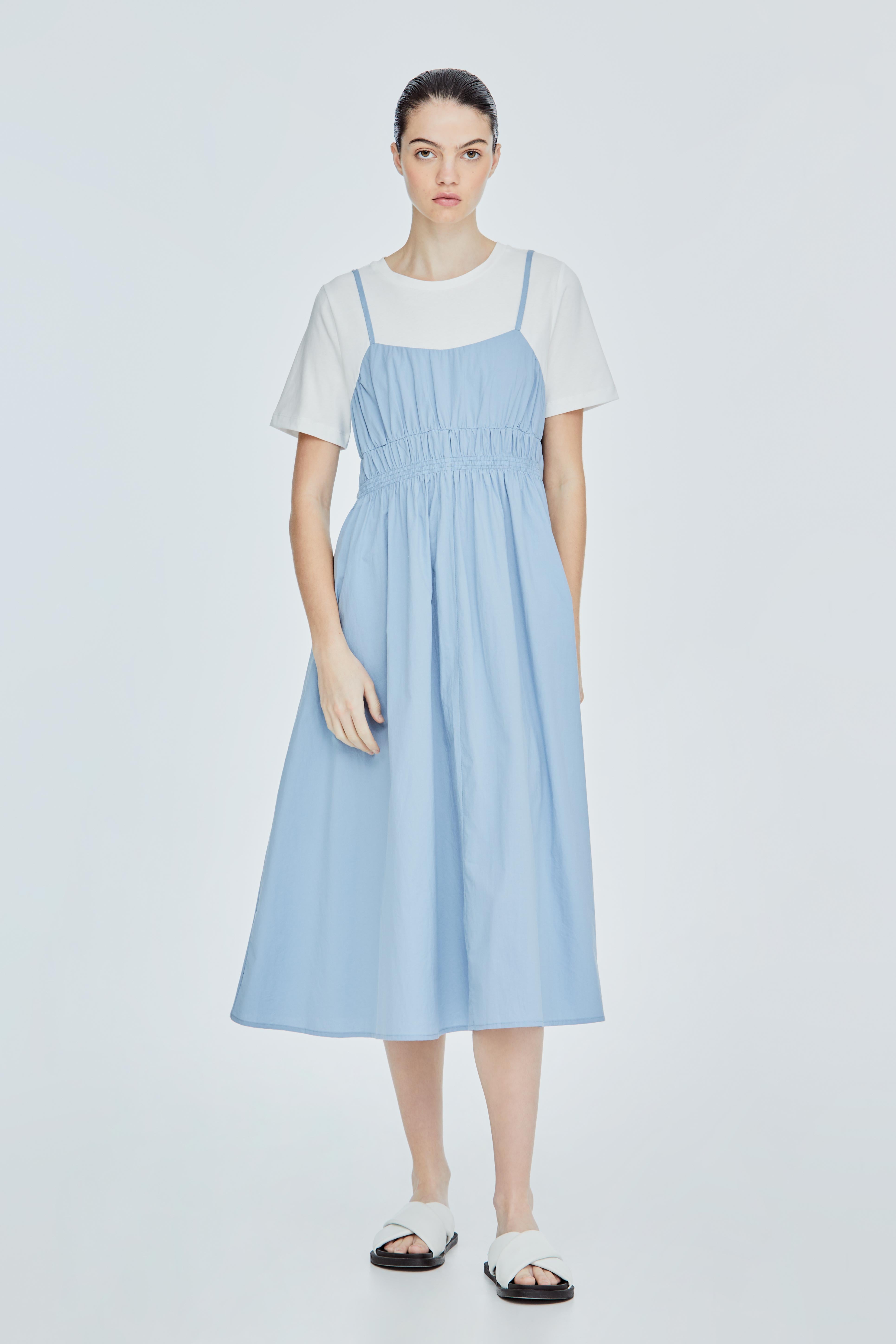 gathered bustier midi dress Gathered Bustier Midi Dress – iORA Malaysia