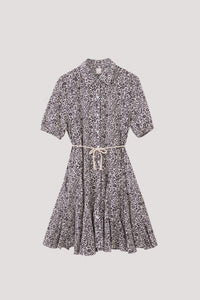 A-Line Ruffle Hem Dress