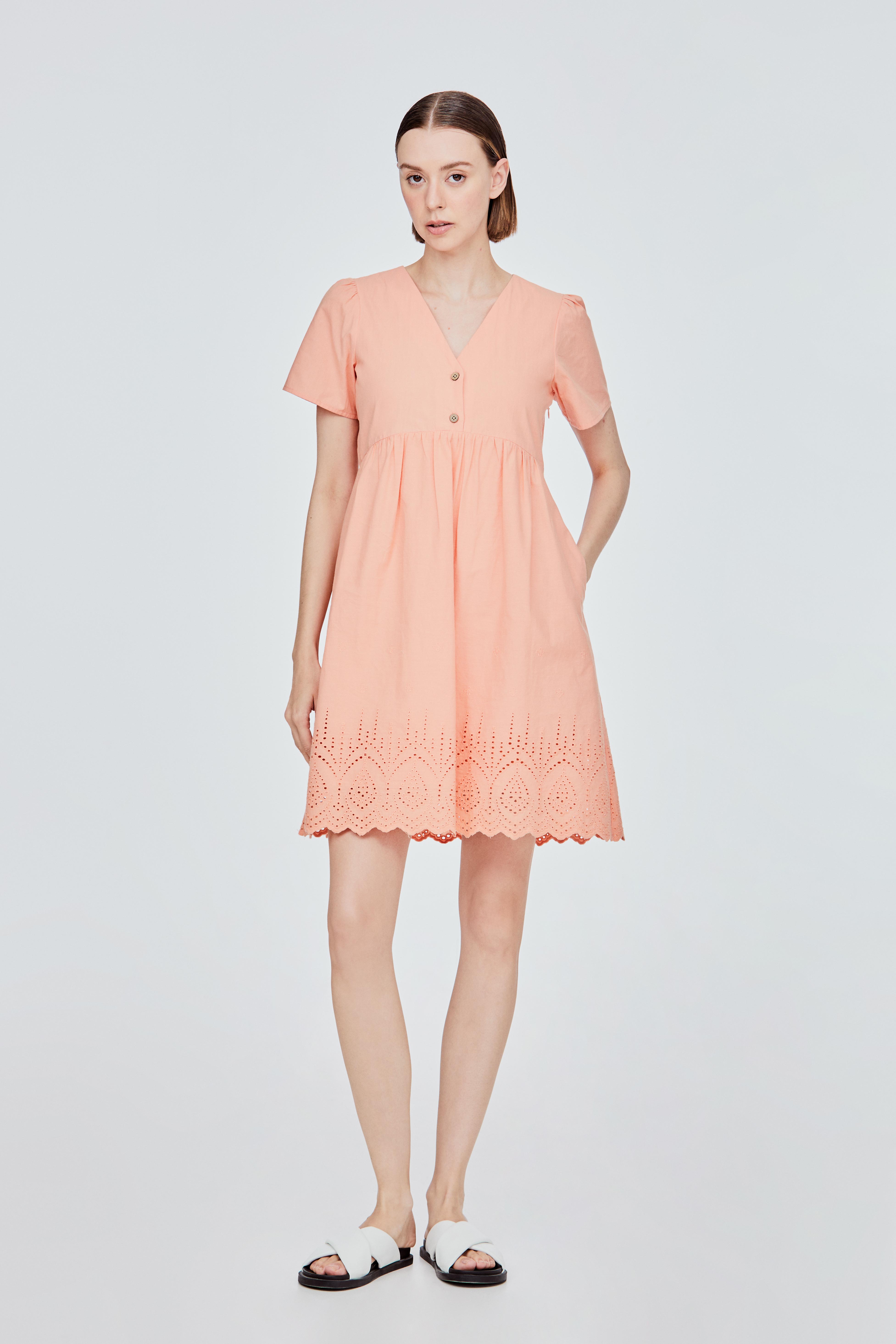 Madewell eyelet lattice dress best sale