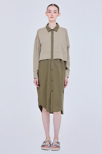 Layered Shirt Dress