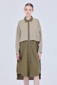 Layered Shirt Dress
