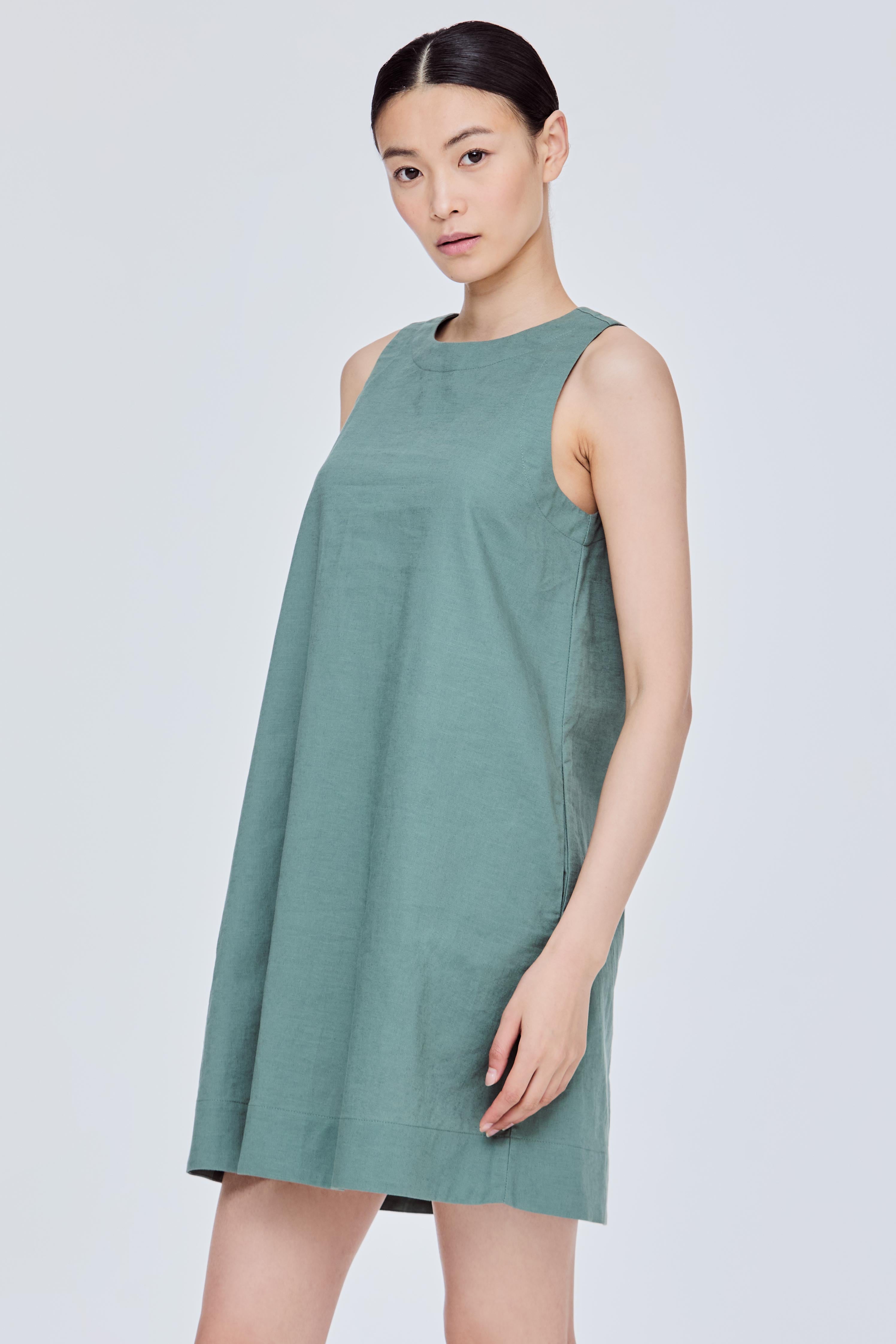 jungle green dress Bridgette Forest Green Dress main image 1