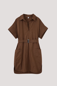 Belted Shirt Dress