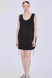 Mini Drawstring Dress