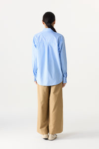 Relaxed Collared Shirt Blouse
