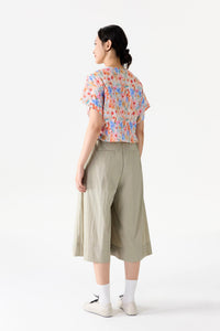 Relaxed Floral Print Top