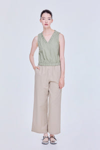 Elasticated Ruched Tank Top