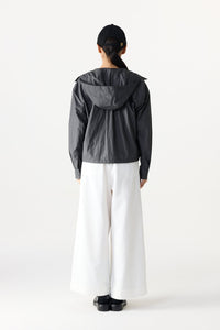 Lightweight Drawstring Hooded Top