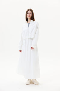 Collared Zip-Up Jacket Top