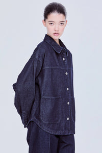 Panelled Pocket Denim Shirt Jacket