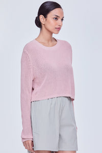 Crop Textured Knit Top
