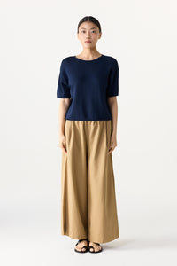 Textured Relaxed Knit Blouse