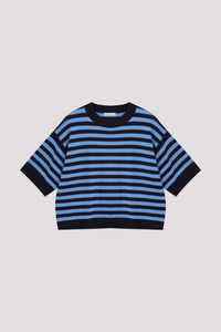 Relaxed Stripes Knit Top
