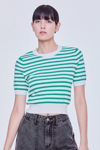 Classic Crew Neck Knit Top