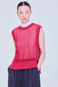 Crochet Knit Top Vest