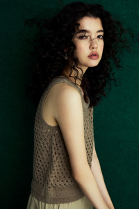 Net Crochet Knit Tank Top