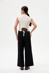 Drawstring Straight Pants