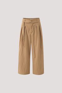 Mini Belt Straight Pants