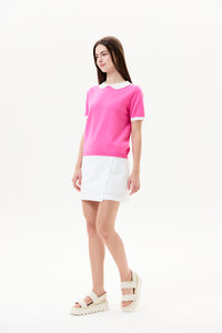 Overlapped Buttoned Skorts