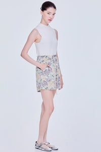 Printed Drawstring Shorts