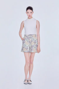 Printed Drawstring Shorts