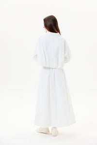 Elasticated A-Line Flare Skirt